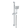 GRADE A1 - Chrome Shower Slide Rail Kit - Zana