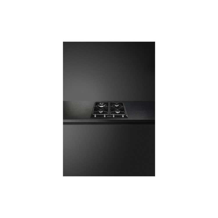 Smeg Victoria 60cm 4 Burner Gas Hob - Black