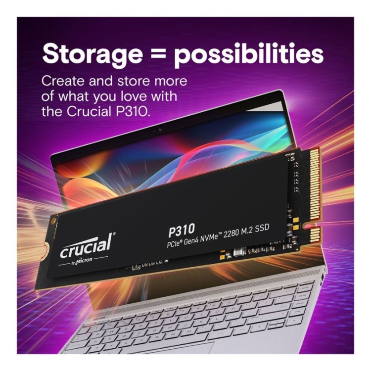 Crucial P3 Plus 3D 500GB NAND NVMe PCIe M.2 Internal SSD