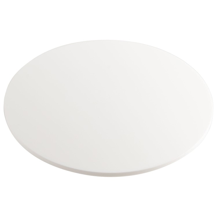 GRADE A1 - Matt White Stone Resin Bath Waste Cover
