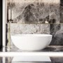 IMPERFECT - Freestanding Double Ended Stone Resin Solid Surface Bath 1700 x 750mm - Opal