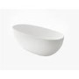 IMPERFECT - Freestanding Double Ended Stone Resin Solid Surface Bath 1700 x 750mm - Opal