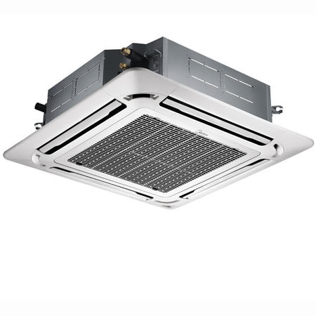 Indoor for SSRFC36 36000 BTU A++/A+ Super Slim Ceiling Cassette Air conditioner with heat pump