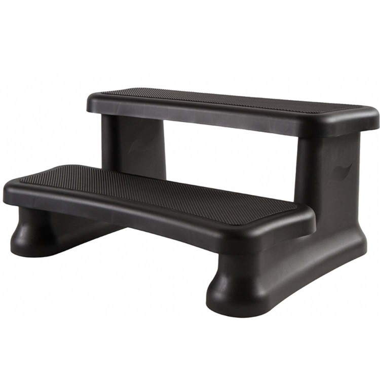 Universal Hot Tub Caravan Camper Anti-slip Steps in Black