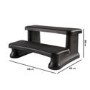 Universal Hot Tub Caravan Camper Anti-slip Steps in Black