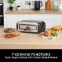Refurbished Ninja ST200UK 3-in-1 Toaster Grill and Panini Press Black