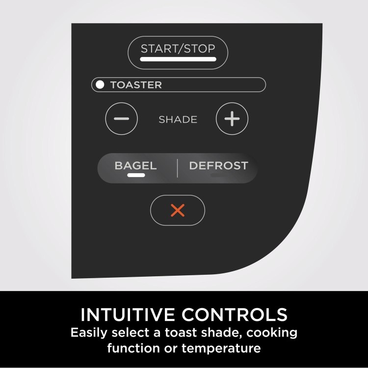 Refurbished Ninja ST200UK 3-in-1 Toaster Grill and Panini Press Black
