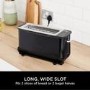 Refurbished Ninja ST200UK 3-in-1 Toaster Grill and Panini Press Black
