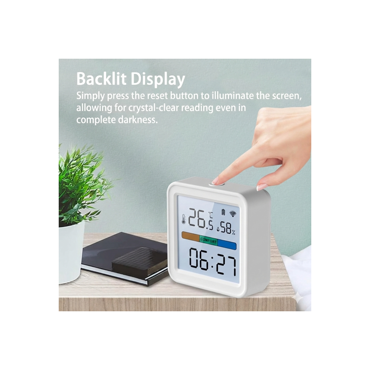 WiFi Temperature & Humidity Sensor - Premium Swiss Edition