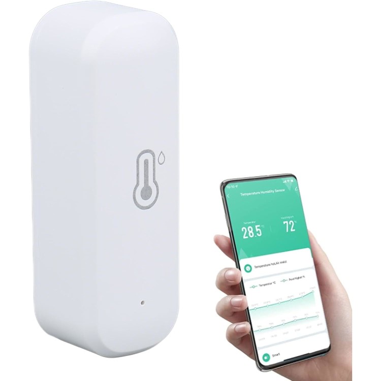 Tuya Smart WiFi IP65 Waterproof Temperature & Humidity Sensor for indoor/outdoor use
