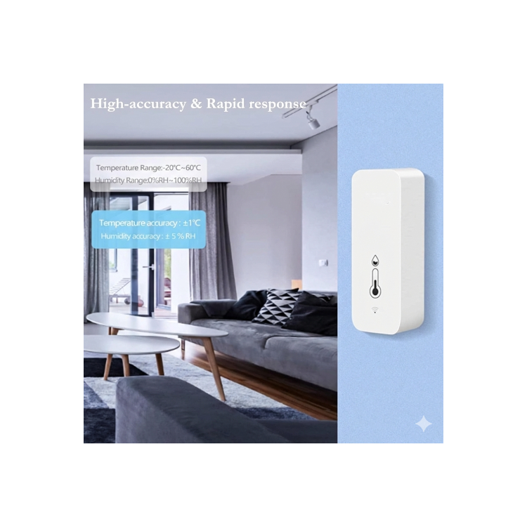 Tuya Smart WiFi IP65 Waterproof Temperature & Humidity Sensor for indoor/outdoor use