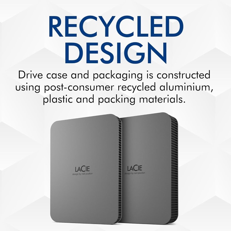 LaCie Mobile Secure 2TB USB-C 3.2 Gen 2 External SSD