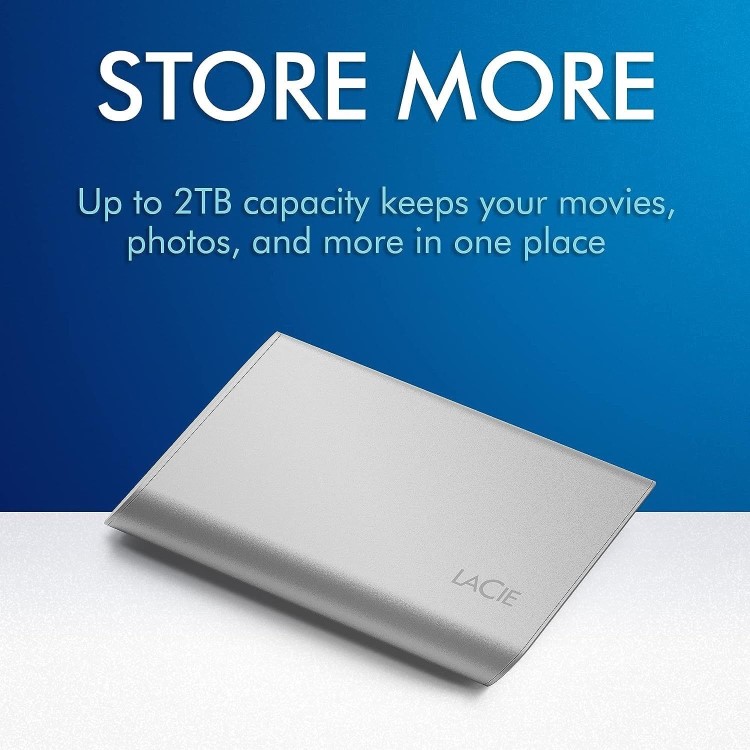 LaCie 2TB USB-C PExternal Portable SSD