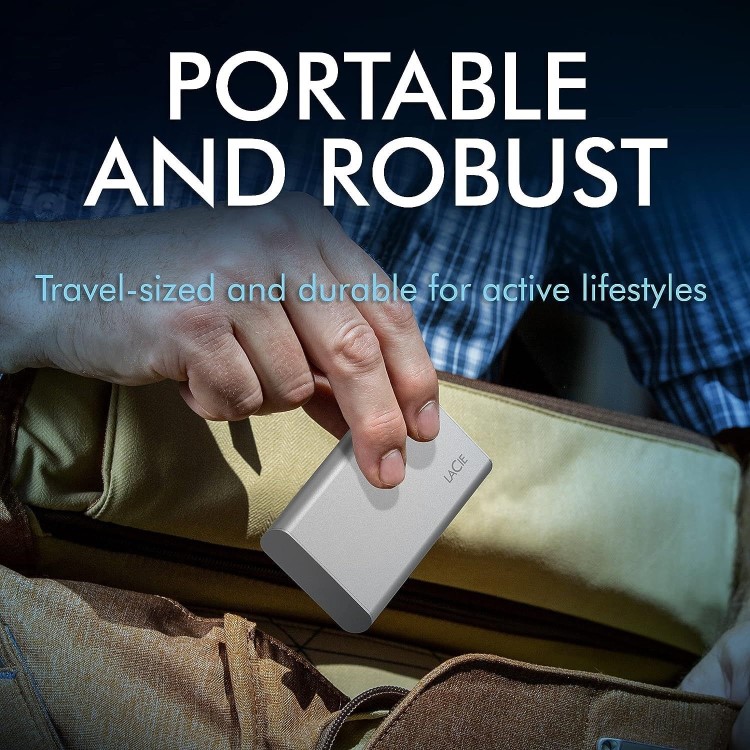 LaCie 2TB USB-C PExternal Portable SSD