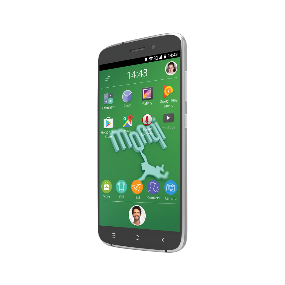 GRADE A1 Monqi Kid's Smartphone Black 5" 8GB 3G Unlocked
