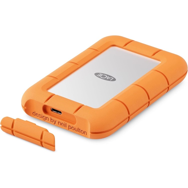 LaCie Rugged Mini 500GB USB-C 3.2 Gen 2 External SSD