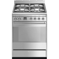 Refurbished Smeg Concert SUK61MX9 60cm Dual Fuel Cooker Stainless Steel Refurbished Smeg Concert SUK61MX9 60cm Dual Fuel Cooker Stainless Steel