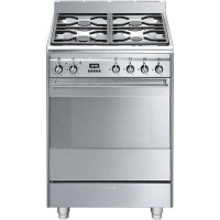 Refurbished Smeg Concert SUK61PX8 60cm Dual Fuel Cooker Stainless Steel Refurbished Smeg Concert SUK61PX8 60cm Dual Fuel Cooker Stainless Steel