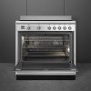 Smeg SUK91CMX9 Concert 90cm Electric Single Oven Range Cooker - Stainless Steel