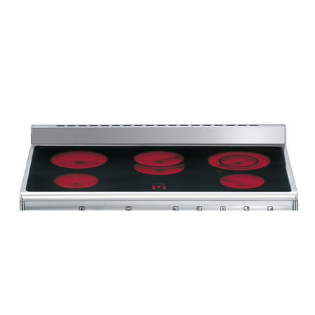 Refurbished Smeg Concert SUK91CMX9 90cm Electric Single Oven Range Cooker Stainless Steel