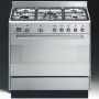 Refurbished Smeg SUK91MFX9 Concert 90cm Stainless Steel Single Cavity Dual Fuel Range Cooker