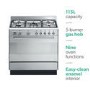 Refurbished Smeg Concert SUK91MFX9 90cm Dual Fuel Single Oven Range Cooker Stainless Steel