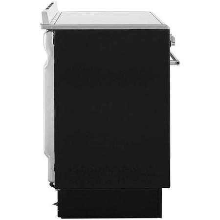 Refurbished Smeg Concert SUK92CBL9 90cm Electric Range Cooker with Ceramic Hob Black