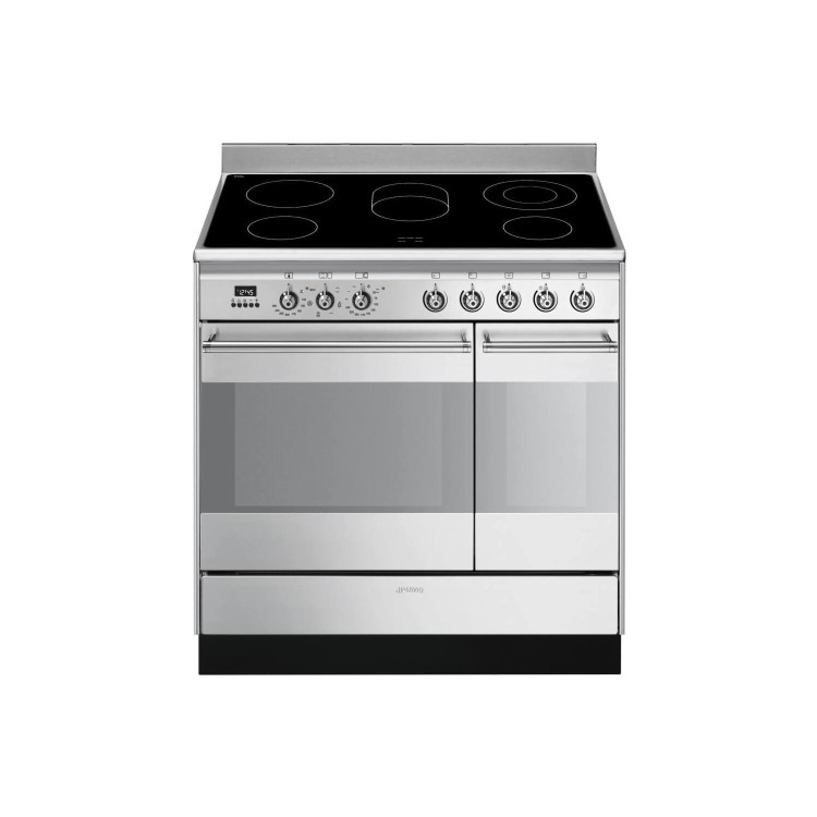Smeg Concert 90cm Electric Range Cooker - Stainless Steel