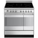 SUK92CMX9 Smeg Concert 90cm Electric Range Cooker - Stainless Steel