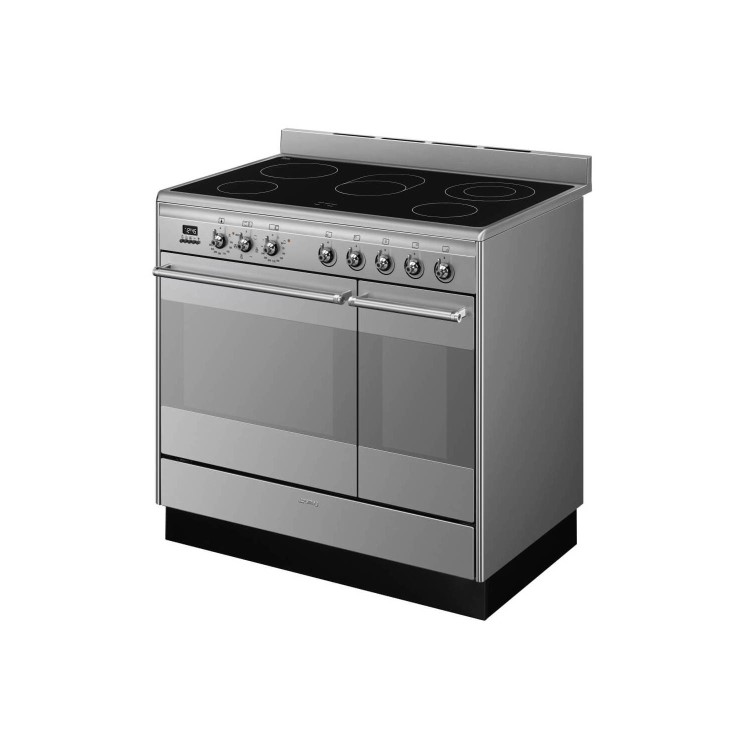 Smeg Concert 90cm Electric Range Cooker - Stainless Steel
