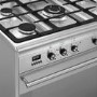 Smeg Concert 90cm Dual Fuel Double Oven Range Cooker - Stainless Steel