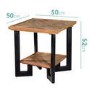 Industrial Side Table-Suri