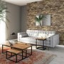 Industrial Coffee Tables in Wood & Black Metal - 3 - Suri