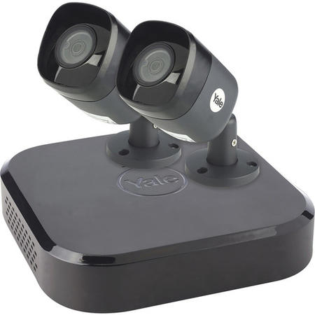 Yale 2 Camera 4MP DVR CCTV System with 1TB HDD 