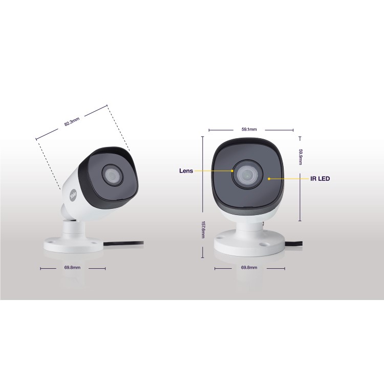 Yale 4 Camera 1080p HD DVR CCTV System with 1TB HDD