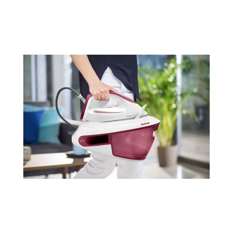 Tefal SV8012 Express Anti-Scale Steam Generator Iron - Red