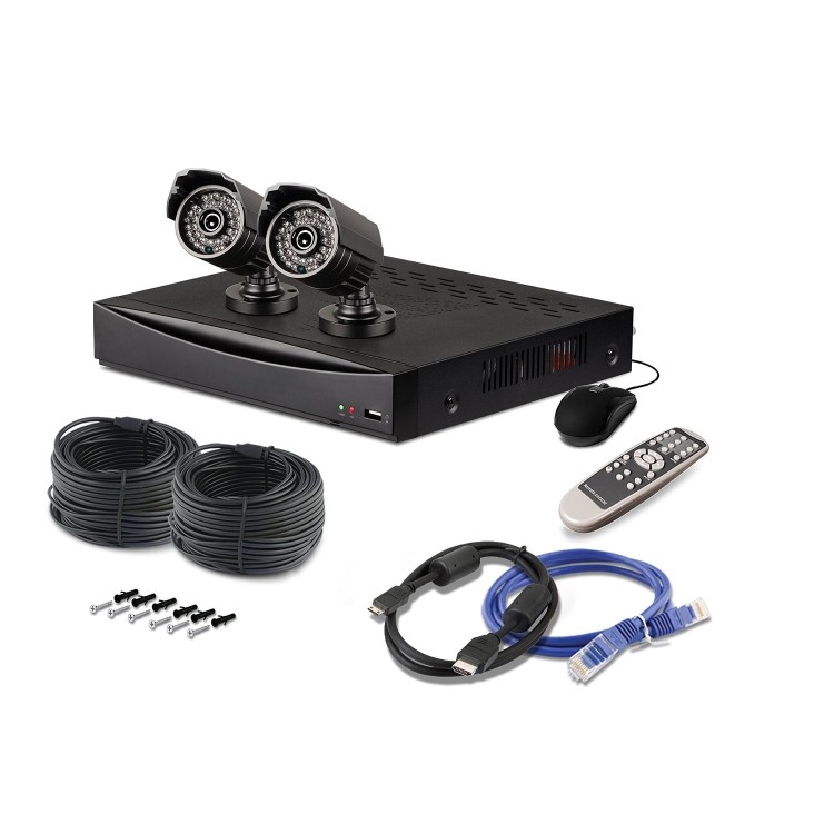 Swann SWA-4D1C12 4 Channel 960H Digital Video Recorder with 2 x PRO-735 720TVL Cameras & 500GB Hard Drive