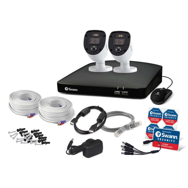 Swann 2 Camera 1080p HD DVR CCTV System with 1TB HDD