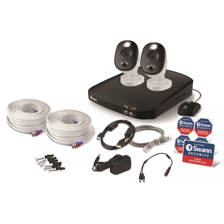 Swann 2 Camera 1080p HD DVR CCTV System with 1TB HDD