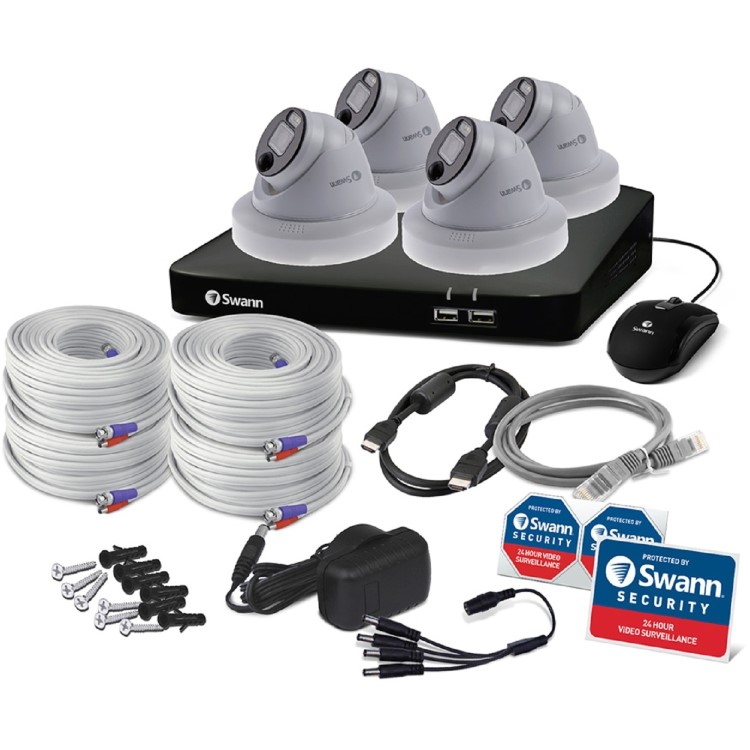 Swann Enforcer 4 Camera 1080p HD DVR CCTV System with 1TB HDD
