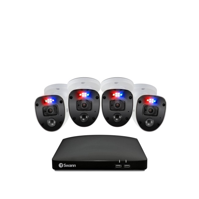 Swann Enforcer 4 Camera 1080p HD DVR CCTV Security System with 1TB HDD