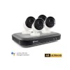 GRADE A1 - Swann CCTV System - 8 Channel 4K Ultra HD DVR with 4 x 4K Heat &amp; Motion Sensing Cameras &amp; 2TB HDD