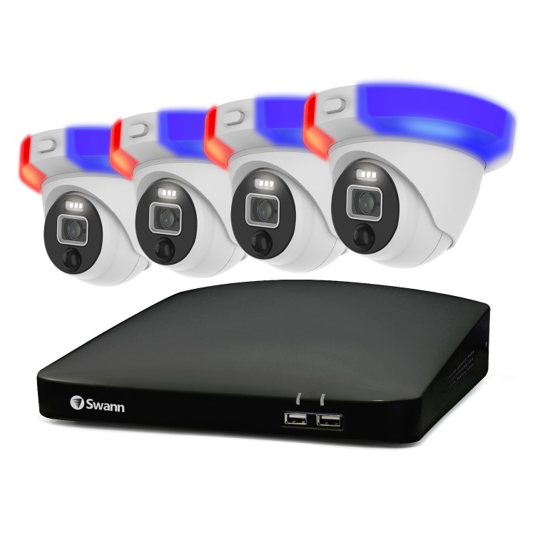 Refurbished Swann 4 Camera 4K Ultra HD DVR CCTV System with 2TB HDD