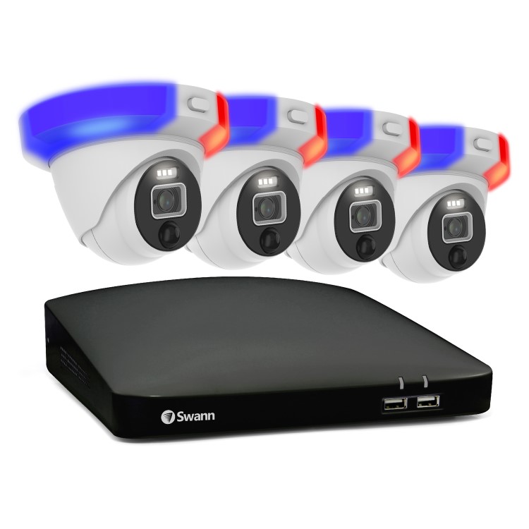 Refurbished Swann 4 Camera 4K Ultra HD DVR CCTV System with 2TB HDD
