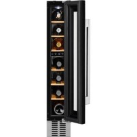 AEG SWE61501DG SWE61501DG 7 Bottle Freestanding Under Counter Wine Cooler Single Zone 15cm Wide 87cm Tall - Black