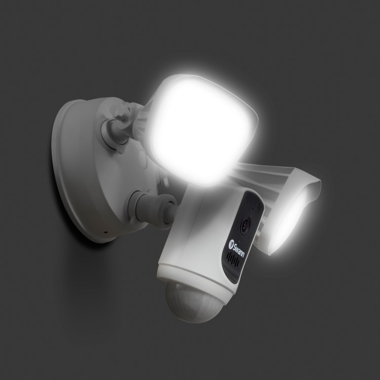 Box Opened Swann 1080p Gen 2 Floodlight Camera with 30 Metre Coloured Night Vision