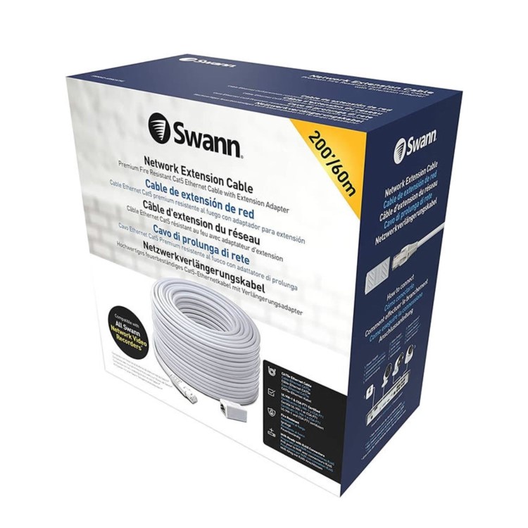 Swann 200ft/60m RJ45CAT5E Network Extension Cable