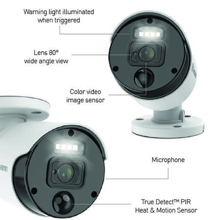 GRADE A1 - Swann Master Series 4K Ultra HD Heat & Motion Sensing IP Bullet Camera - 1 Pack