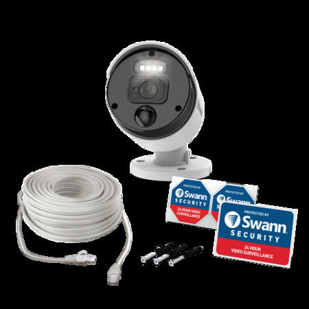 GRADE A1 - Swann Master Series 4K Ultra HD Heat & Motion Sensing IP Bullet Camera - 1 Pack