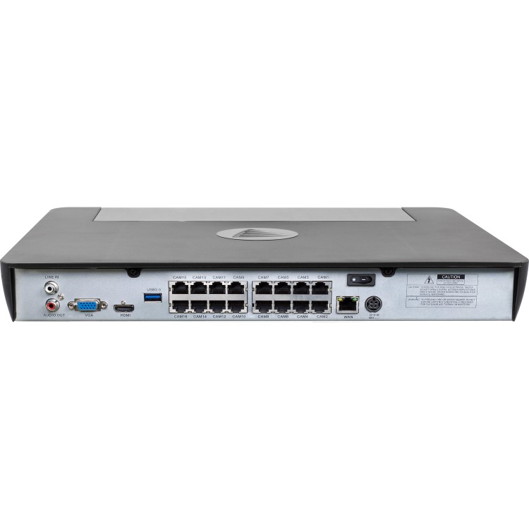 GRADE A1 - Swann CCTV System - 16 Channel 5MP Super HD NVR with 8 x 5MP Thermal Sensing Cameras 4 x Spotlight Cameras & 2TB HDD